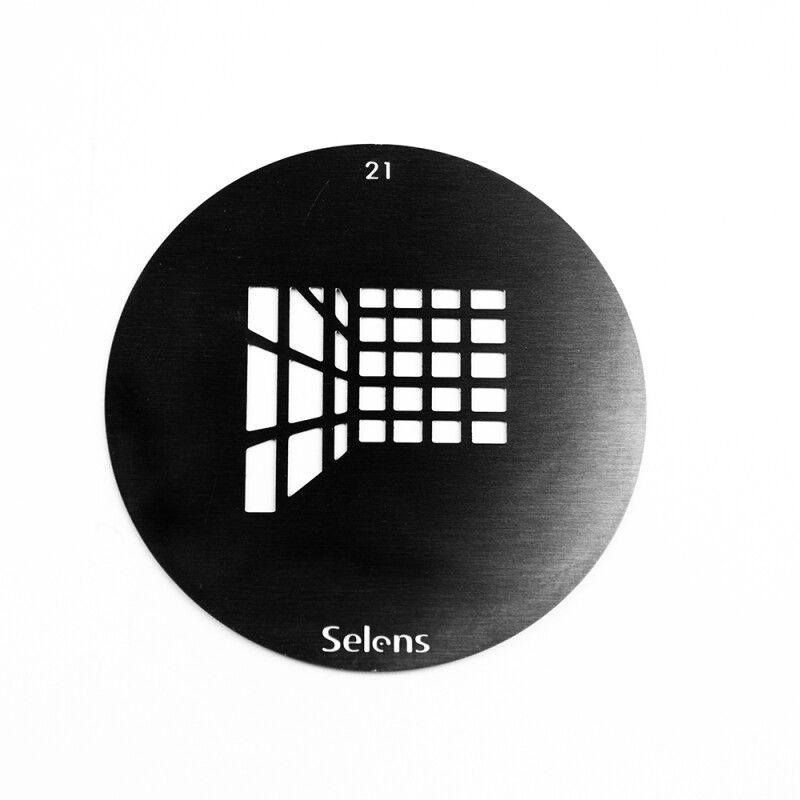 Selens 841711 Gobo-21 маска гобо 21 металлическая 58 мм 3D окно