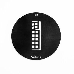 Selens 841712 Gobo-22 маска гобо 22 металлическая 58 мм высокое окно