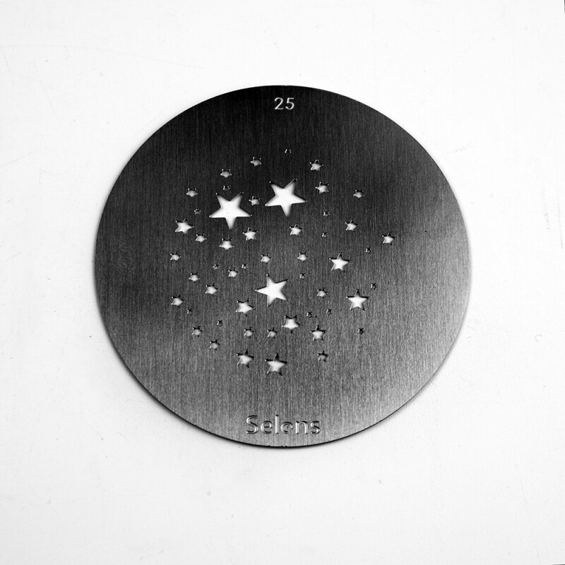 Selens 841715 Gobo-25 маска гобо 25 металлическая 58 мм звезды