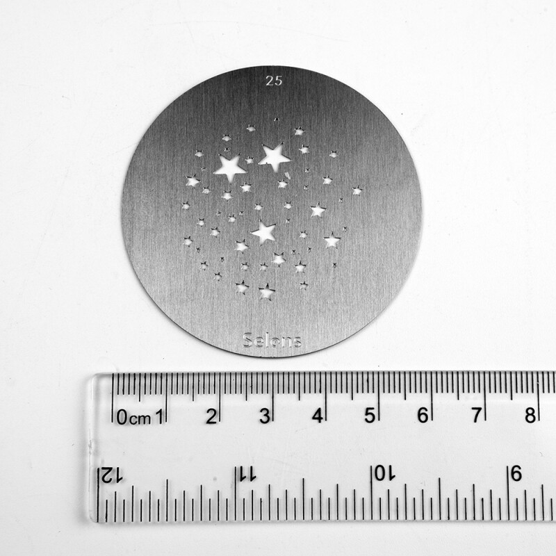 Selens 841715 Gobo-25 маска гобо 25 металлическая 58 мм звезды