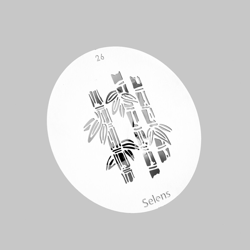 Selens 841716 Gobo-26 маска гобо 26 металлическая 58 мм бамбук