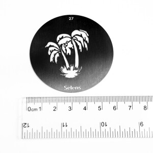 Selens 841717 Gobo-27 маска гобо 27 металлическая 58 мм пальмы