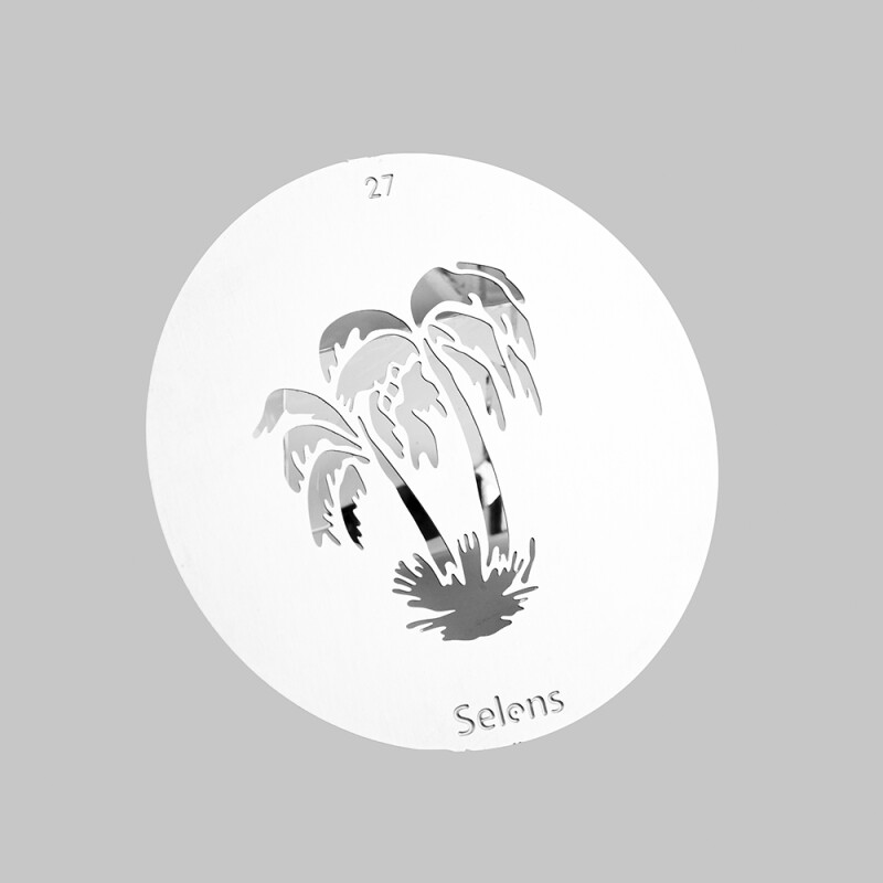 Selens 841717 Gobo-27 маска гобо 27 металлическая 58 мм пальмы