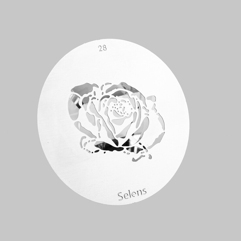 Selens 841718 Gobo-28 маска гобо 28 металлическая 58 мм роза