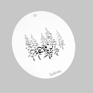 Selens 841722 Gobo-32 маска гобо 32 металлическая 58 мм лес