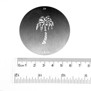 Selens 841724 Gobo-34 маска гобо 34 металлическая 58 мм пальма