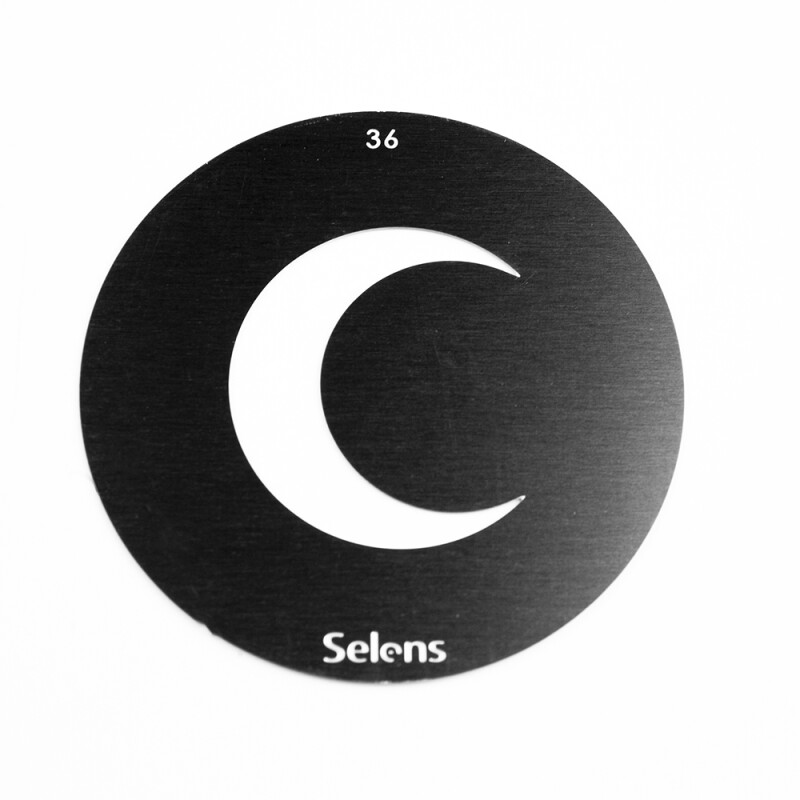 Selens 841726 Gobo-36 маска гобо 36 металлическая 58 мм полумесяц