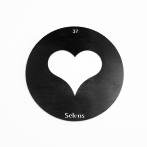 Selens 841727 Gobo-37 маска гобо 37 металлическая 58 мм сердечко
