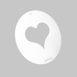 Selens 841727 Gobo-37 маска гобо 37 металлическая 58 мм сердечко