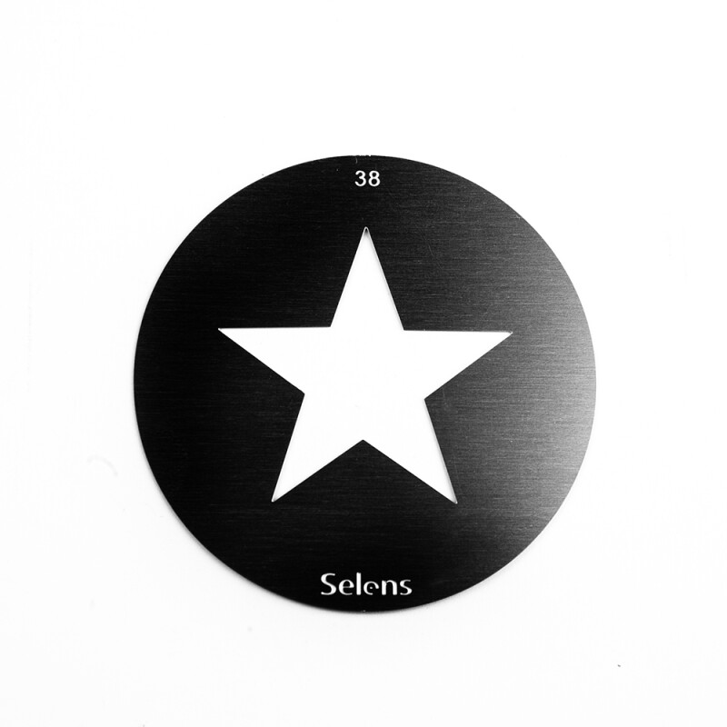 Selens 841728 Gobo-38 маска гобо 38 металлическая 58 мм звезда