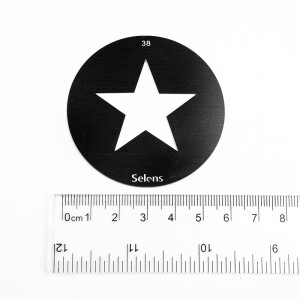 Selens 841728 Gobo-38 маска гобо 38 металлическая 58 мм звезда