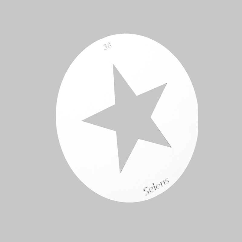 Selens 841728 Gobo-38 маска гобо 38 металлическая 58 мм звезда