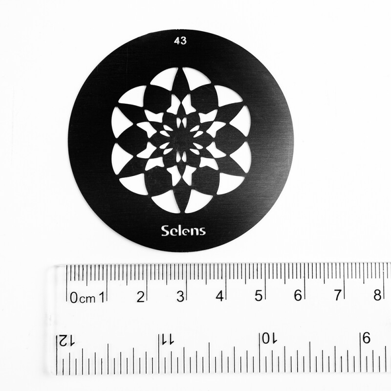 Selens 841733 Gobo-43 маска гобо 43 металлическая 58 мм калейдоскоп