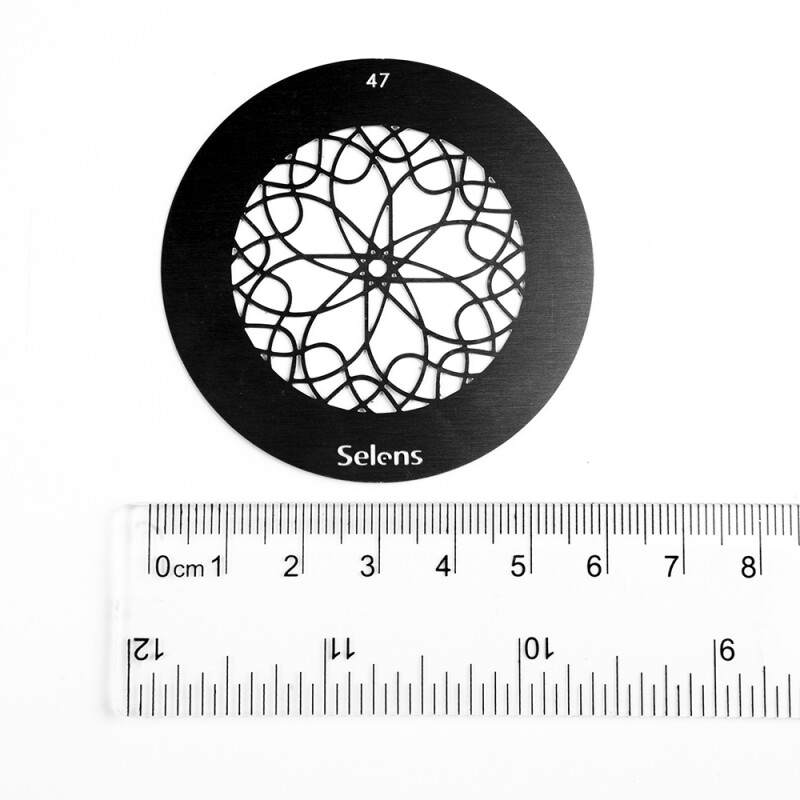 Selens 841737 Gobo-47 маска гобо 47 металлическая 58 мм геометрический узор