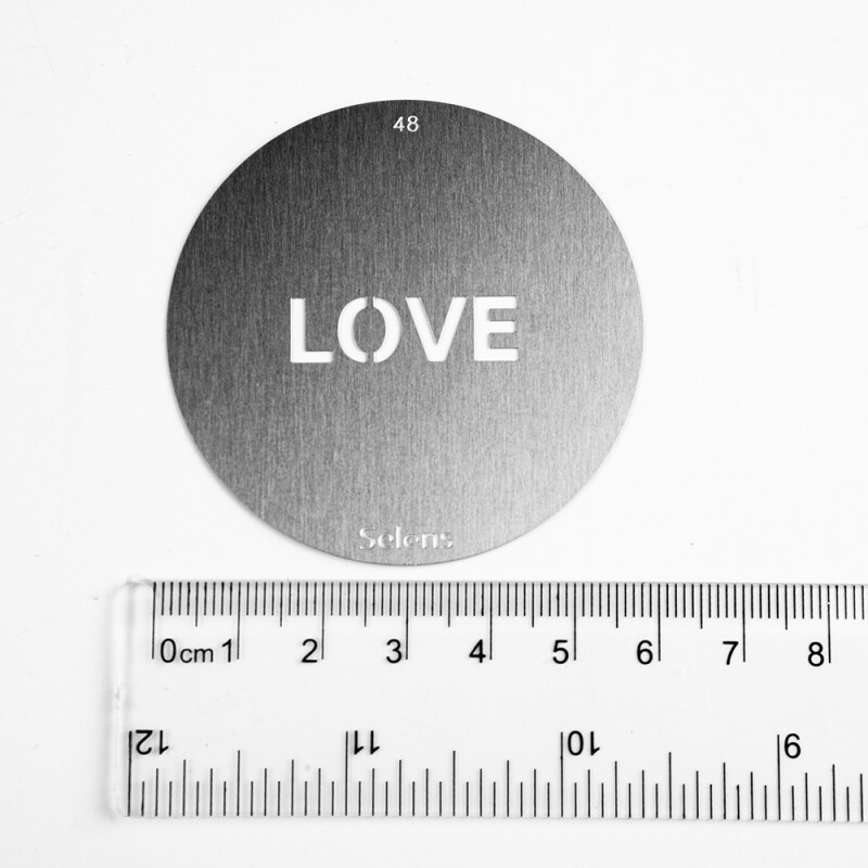 Selens 841738 Gobo-48 маска гобо 48 металлическая 58 мм Love