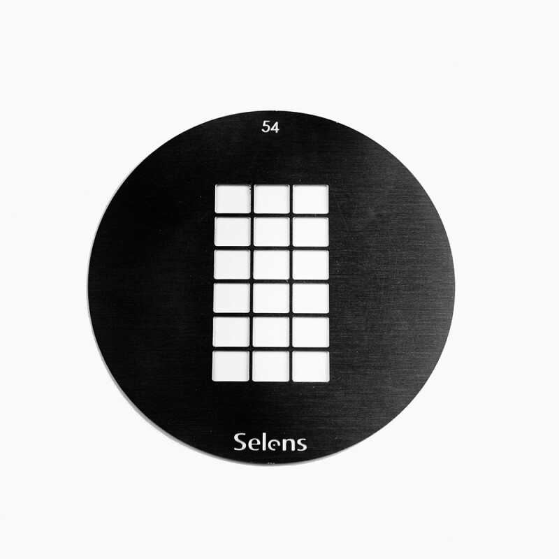 Selens 841744 Gobo-54 маска гобо 54 металлическая 58 мм колониальное окно