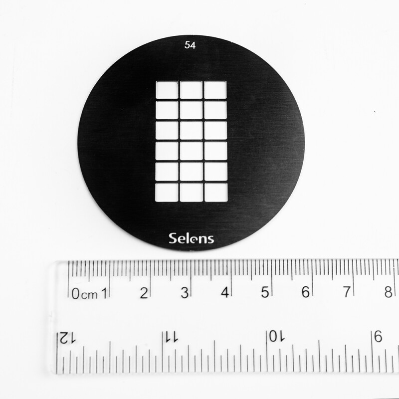 Selens 841744 Gobo-54 маска гобо 54 металлическая 58 мм колониальное окно