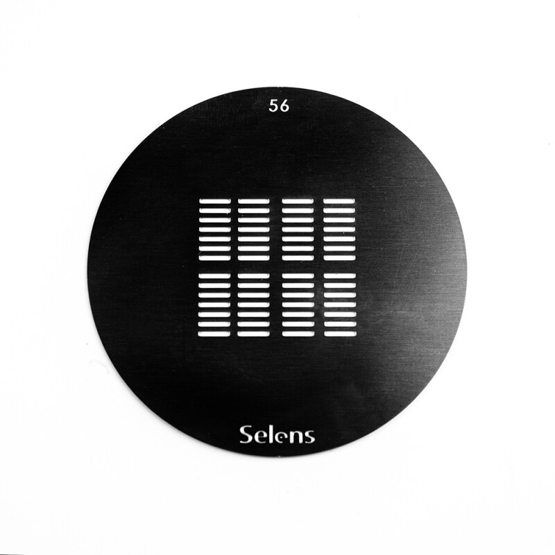 Selens 841746 Gobo-56 маска гобо 56 металлическая 58 мм два окна
