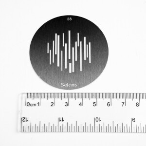 Selens 841748 Gobo-58 маска гобо 58 металлическая 58 мм линии
