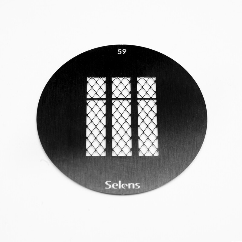Selens 841749 Gobo-59 маска гобо 59 металлическая 58 мм окно замка