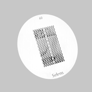 Selens 841750 Gobo-60 маска гобо 60 металлическая 58 мм окно с решеткой