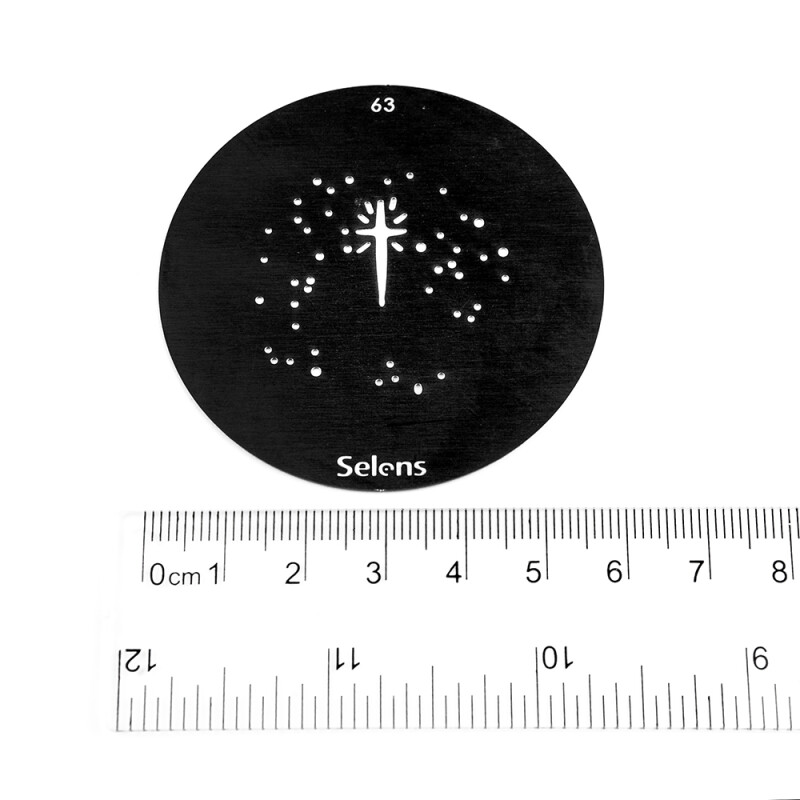 Selens 841753 Gobo-63 маска гобо 63 металлическая 58 мм путеводная звезда
