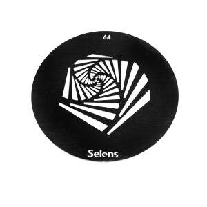 Selens 841754 Gobo-64 маска гобо 64 металлическая 58 мм спиральные лестницы