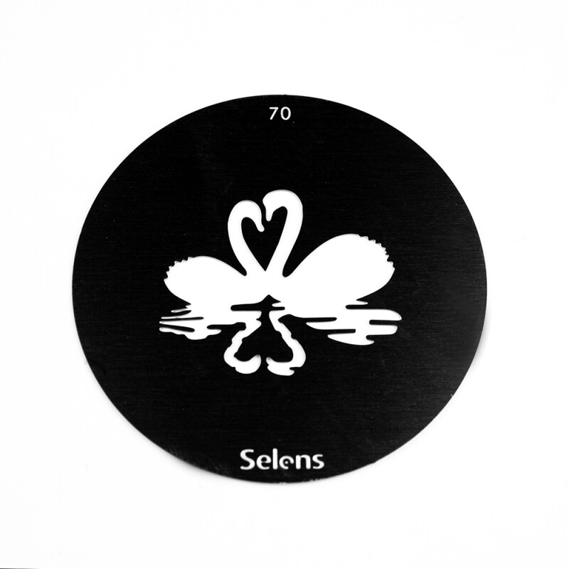 Selens 841760 Gobo-70 маска гобо 70 металлическая 58 мм лебеди