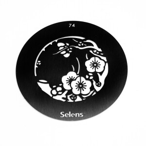 Selens 841764 Gobo-74 маска гобо 74 металлическая 58 мм цветочный узор