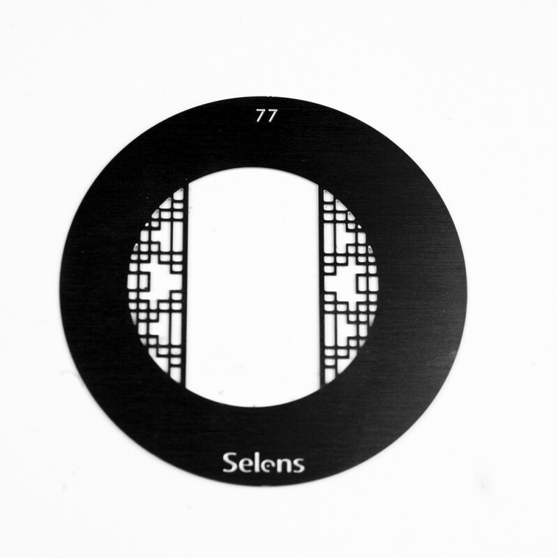 Selens 841767 Gobo-77 маска гобо 77 металлическая 58 мм японская дверь