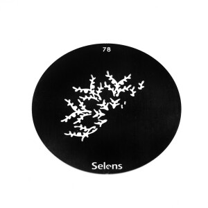 Selens 841768 Gobo-78 маска гобо 78 металлическая 58 мм пол-снежинки