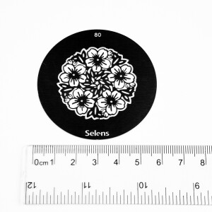 Selens 841770 Gobo-80 маска гобо 80 металлическая 58 мм букет
