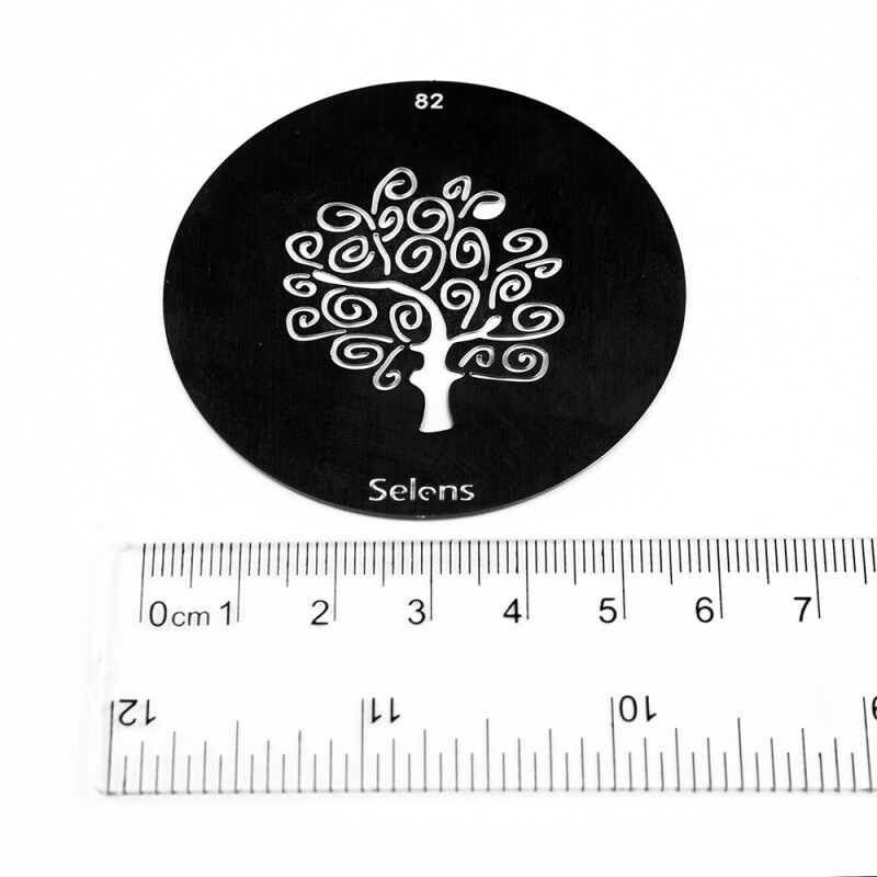 Selens 841772 Gobo-82 маска гобо 82 металлическая 58 мм узорное дерево