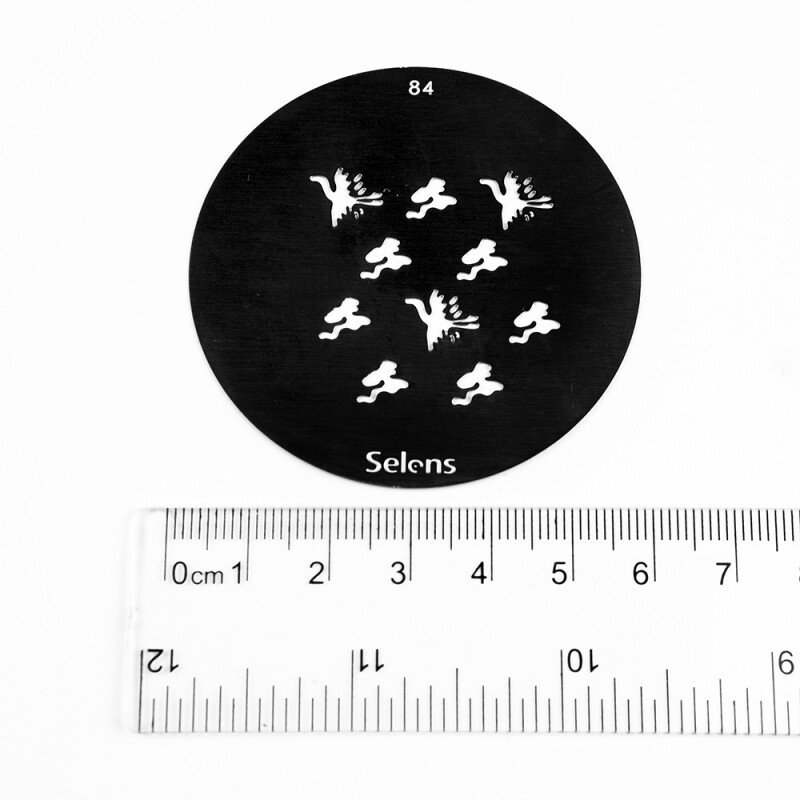 Selens 841774 Gobo-84 маска гобо 84 металлическая 58 мм птички