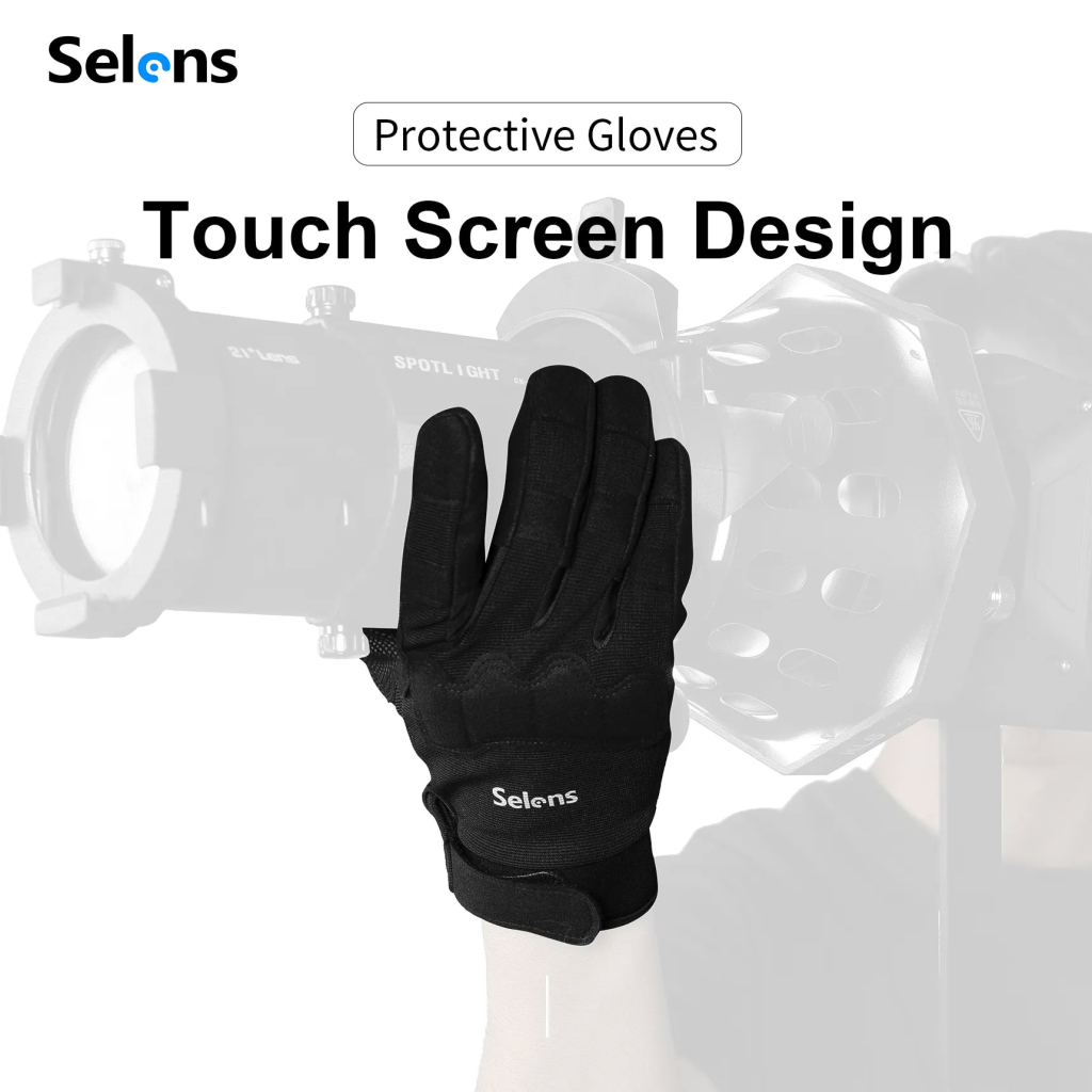 Selens Gloves L термостойкие защитные перчатки для студийных светотехников размер L Selens Gloves L термостойкие защитные перчатки для студийных светотехников размер L