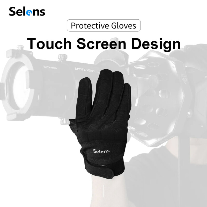 Selens Gloves L термостойкие защитные перчатки для студийных светотехников размер L