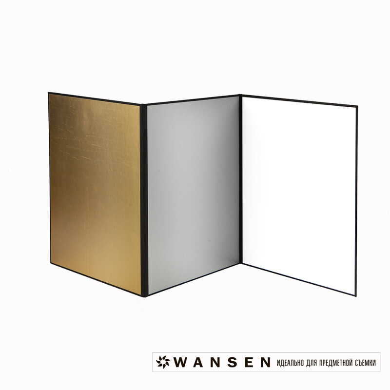 Wansen Flag 843256 флаг А4-3 белый золотой серебряный черный