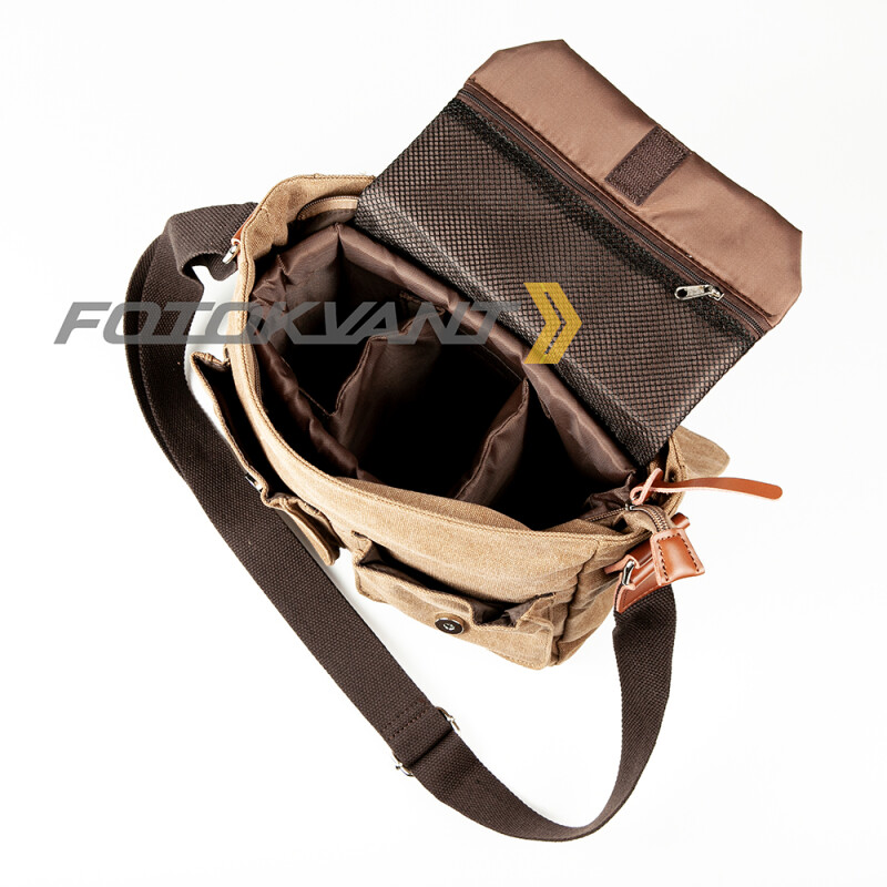Fotokvant BSN-11 Coffee сумка для камеры цвета кофе