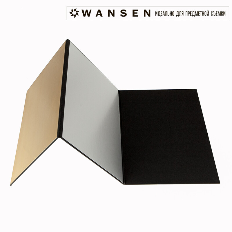 Wansen Flag 843254 флаг А4-3 белый золотой серебряный черный