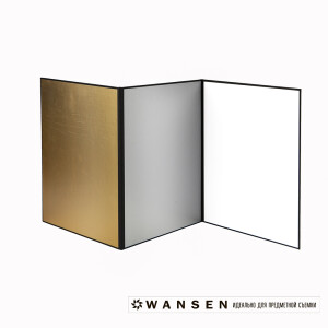 Wansen Flag 843255 флаг А3-3 белый золотой серебряный черный