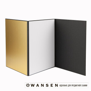 Wansen Flag 843257 флаг А3-3 белый золотой серебряный черный