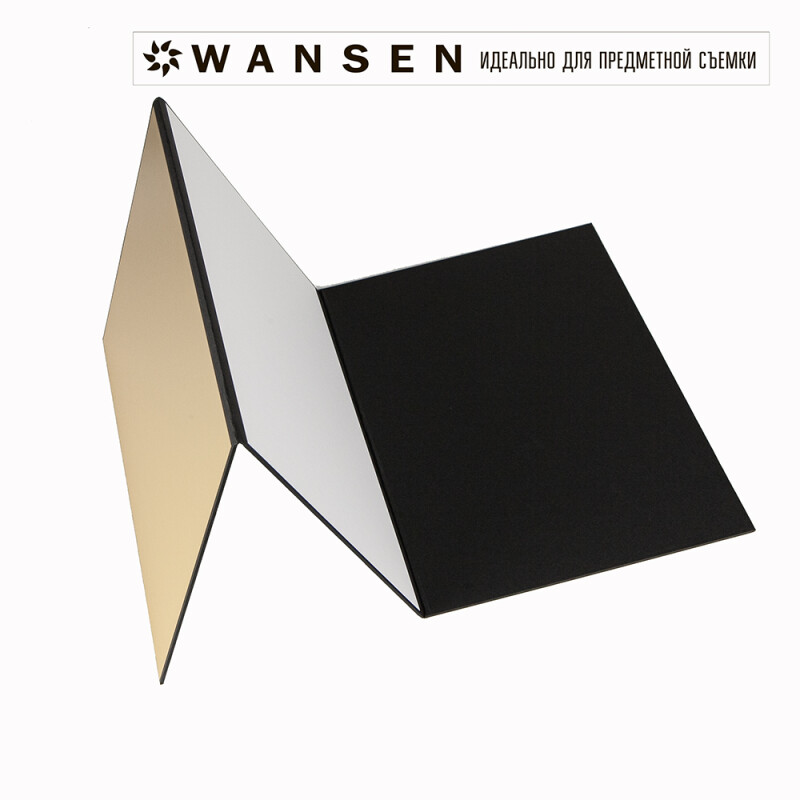 Wansen Flag 843257 флаг А3-3 белый золотой серебряный черный