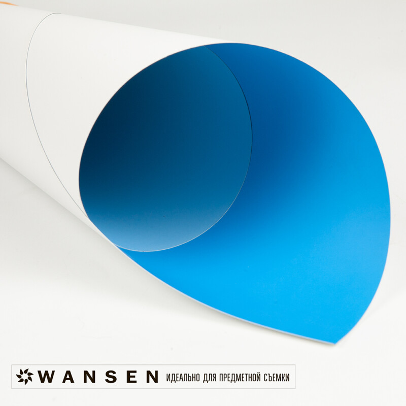 Wansen SPB-5082 Blue Gradient фон бумажный 50х82 см голубой градиент для предметной съемки