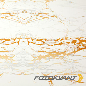 Fotokvant (8402595) PBT-6060-GM пластиковый фон с рисунком золотой мрамор