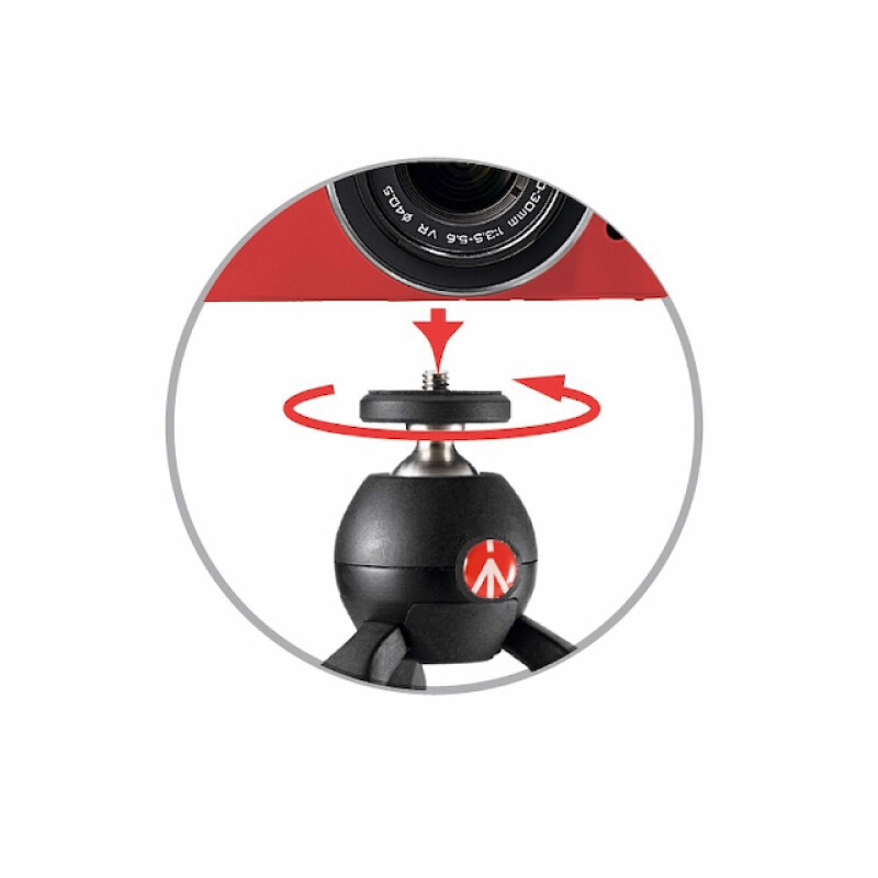 Manfrotto MTPIXIMII-B Pixi Mini штатив настольный чёрный