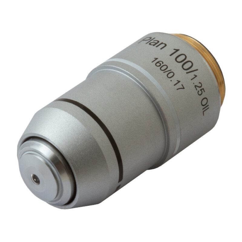 Levenhuk MED 100x объектив планахроматический