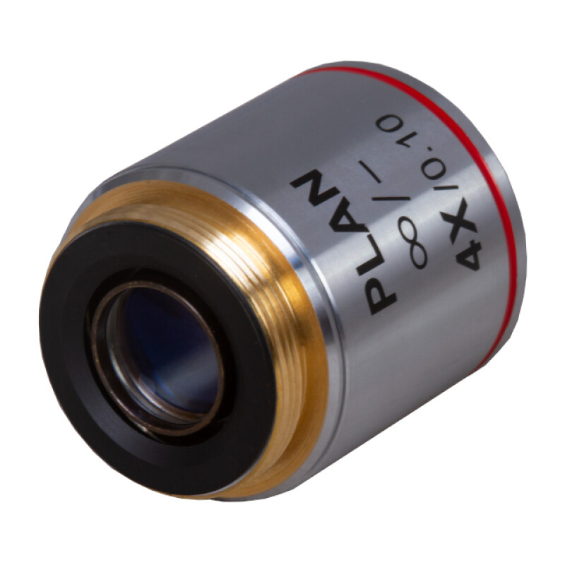 Levenhuk MED 4x/беск объектив планахроматический