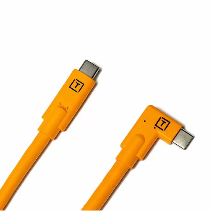 Tether Tools CUC15RT-ORG TetherPro USB-C to USB-C Right Angle 4.6m Orange кабель-удлинитель