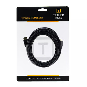 Tether Tools H2D15-BLK TetherPro HDMI Micro to HDMI 4.6m Black кабель