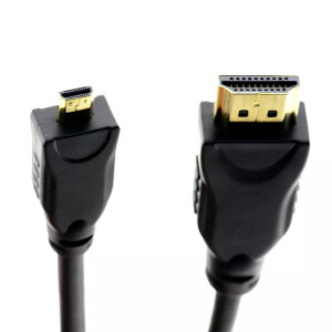 Tether Tools H2D15-BLK TetherPro HDMI Micro to HDMI 4.6m Black кабель